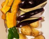 焼き野菜カレー作り方1写真