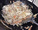 業務スーパーごぼサラ栄養満点塩焼きそば♡作り方2写真