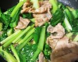 材料2品で作る!青梗菜と豚バラの炒め物作り方5写真