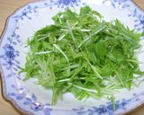ポン酢で根菜と水菜のサラダ作り方1写真