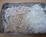 ポン酢で根菜と水菜のサラダ作り方2写真