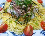 ツナとみぞれ乗っけただけ♪和風パスタ作り方3写真