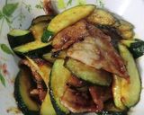 ズッキーニとマグロのオイスターソース炒め作り方6写真