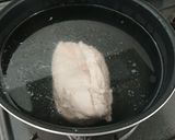 簡単 サラダチキン ニンニク 味噌だれ作り方3写真