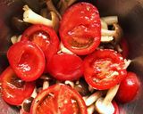 トマトとしめじのマリネサラダ＊簡単作り方4写真