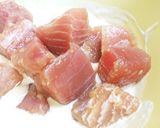 簡単！マグロのブツDE柔らか一口カツ♪作り方3写真