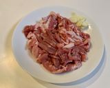 複数レシピのいいとこ取り！豚肉山芋炒め作り方1写真