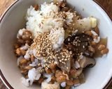 煮物活用。納豆混ぜご飯作り方3写真