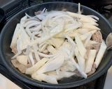 複数レシピのいいとこ取り！豚肉山芋炒め作り方6写真