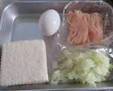 低糖質レシピ☆豆腐ハンバーグ作り方1写真