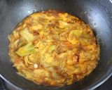 春キャベツの卵カレーあん丼・栄養計算付き作り方4写真