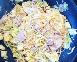 【簡単】春キャベツの塩レモン焼きそば作り方5写真