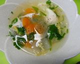 *忙しい朝の落とし卵スープ*作り方8写真