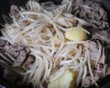 牛肉もやし馬鈴薯の炒め物★低ＦＯＤＭＡＰ作り方7写真