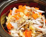 香ばしさが絶品！鶏肉と舞茸の炊き込みご飯作り方5写真