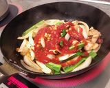 ガーリック風味のナポリタン作り方6写真