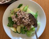 キャベツとじゃがいもの豚ひき肉ソース作り方7写真