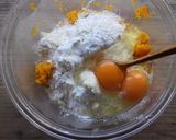 m豆腐入り☆まるごとかぼちゃパンケーキ作り方5写真