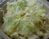 電子レンジでキャベツと豚バラの重ね蒸し作り方5写真