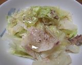 電子レンジでキャベツと豚バラの重ね蒸し作り方10写真