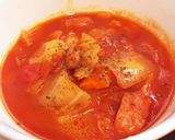 超簡単トマトスープ　トマト缶消費作り方2写真
