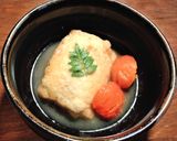 蕗の薹味噌そぼろ入り巾着煮　トマトで味変作り方6写真