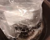 レンジで簡単、切り餅で生チョコ入チョコ餅作り方1写真