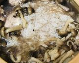 鶏肉とネギ＆キノコの雑穀雑炊作り方3写真