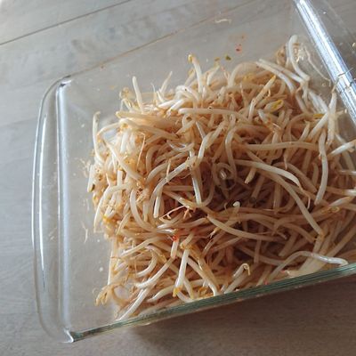 無限 ピリ辛もやし by マダム・フィーカ 【クックパッド】 簡単