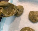 レンジで、抹茶生チョコ入り、抹茶チョコ餅作り方3写真