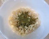 レンジで、抹茶生チョコ入り、抹茶チョコ餅作り方4写真