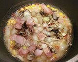 白ワインで炊く　洋風炊き込みご飯作り方4写真