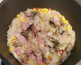 白ワインで炊く　洋風炊き込みご飯作り方5写真