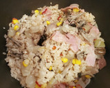 白ワインで炊く　洋風炊き込みご飯作り方6写真