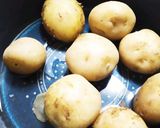 包丁なしで♪コーンとハムのポテサラ☆作り方1写真