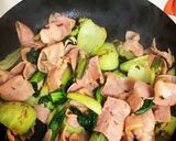 ✤チンゲン菜とベーコンの炒め物✤作り方4写真