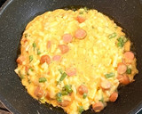 新玉ねぎとソーセージのお好み焼き作り方5写真
