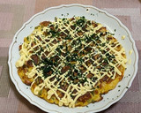 新玉ねぎとソーセージのお好み焼き作り方7写真