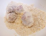 簡単！マグロのブツDE柔らか一口カツ♪作り方4写真
