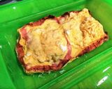 ルクエでハムのミルフィーユ風オムレツ作り方4写真