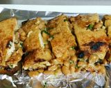 新潟名物*栃尾の油揚げで挟み納豆焼き*作り方10写真