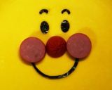簡単お鍋の具に椎茸アンパンマン作り方1写真