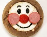 簡単お鍋の具に椎茸アンパンマン作り方4写真