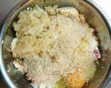 『豆腐とひき肉1対1』ふわふわハンバーグ作り方1写真