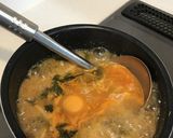 時短！みそ汁アレンジ☆韓国風雑炊作り方9写真