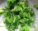 セリ*枝豆のおむすび作り方1写真