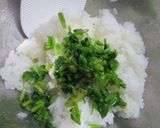 セリ*枝豆のおむすび作り方5写真