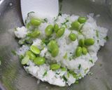 セリ*枝豆のおむすび作り方6写真