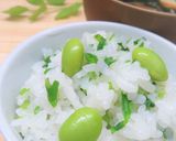 セリ*枝豆のおむすび作り方8写真