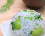 セリ*枝豆のおむすび作り方7写真